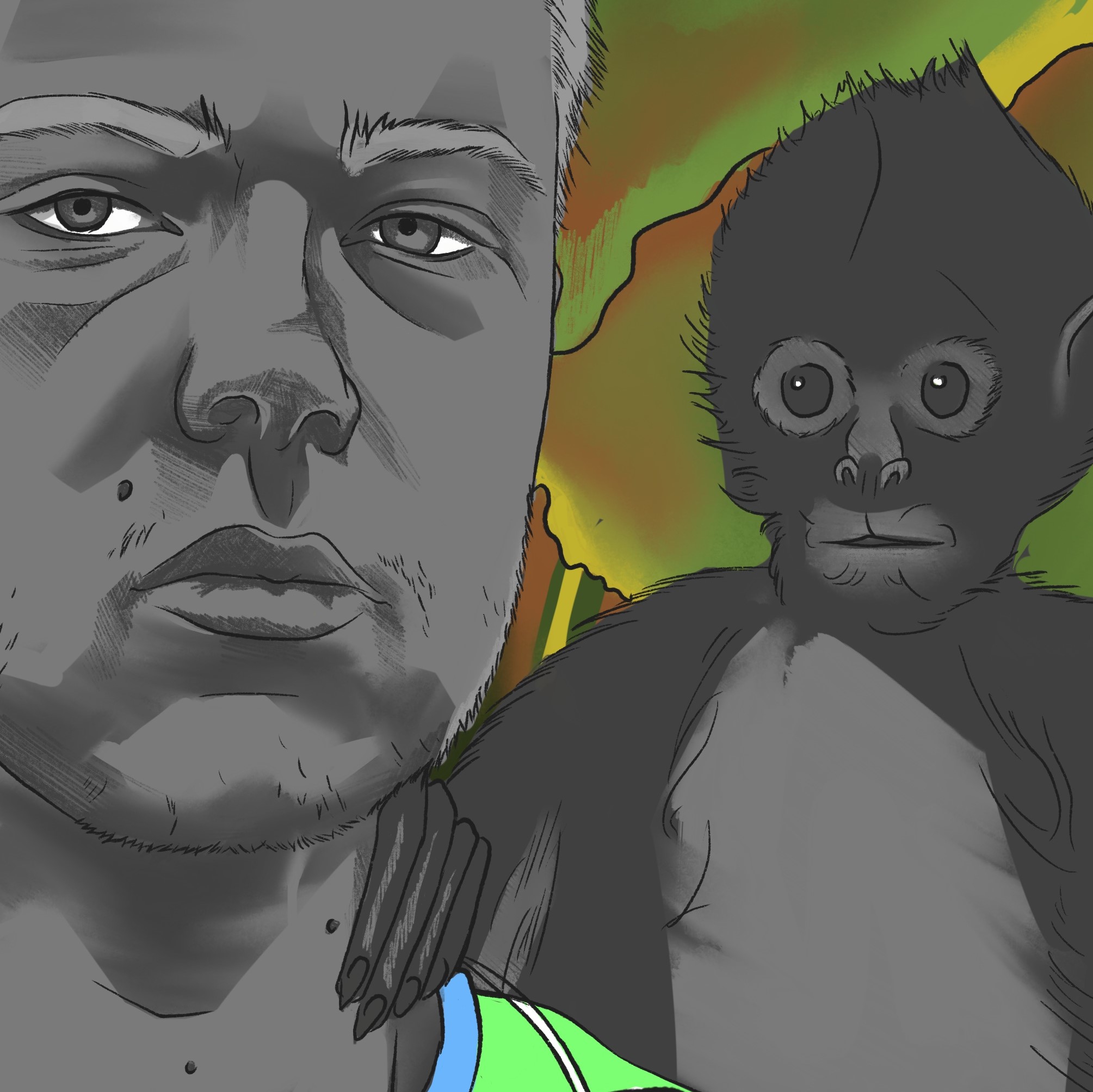 Bailey Peacock-Farrell, Leeds United — illustration by John Tregoning for The Square Ball — view 7