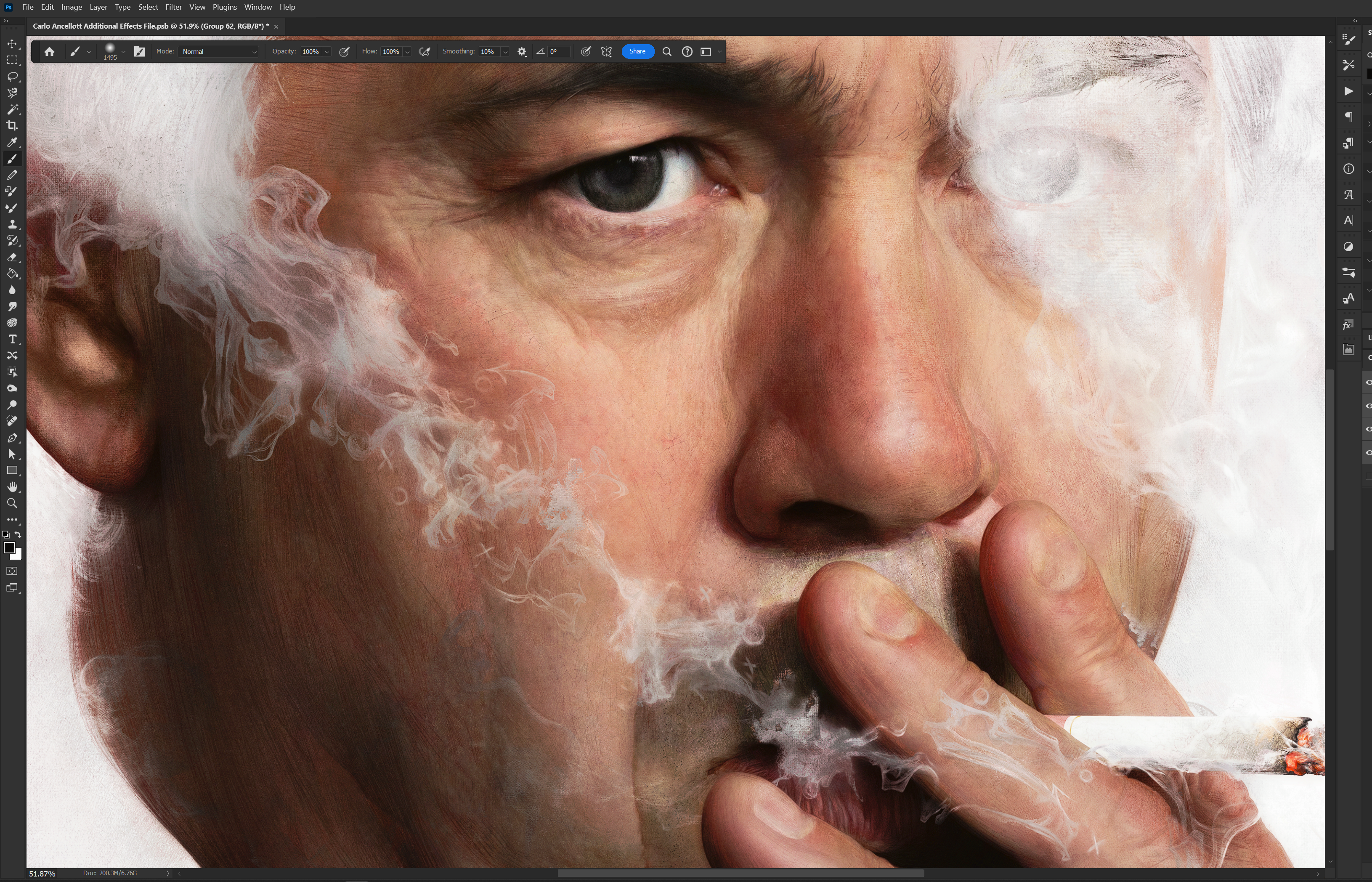 Carlo Ancelotti, Real Madrid — illustration by John Tregoning for The Gaffer Magazine — view 6