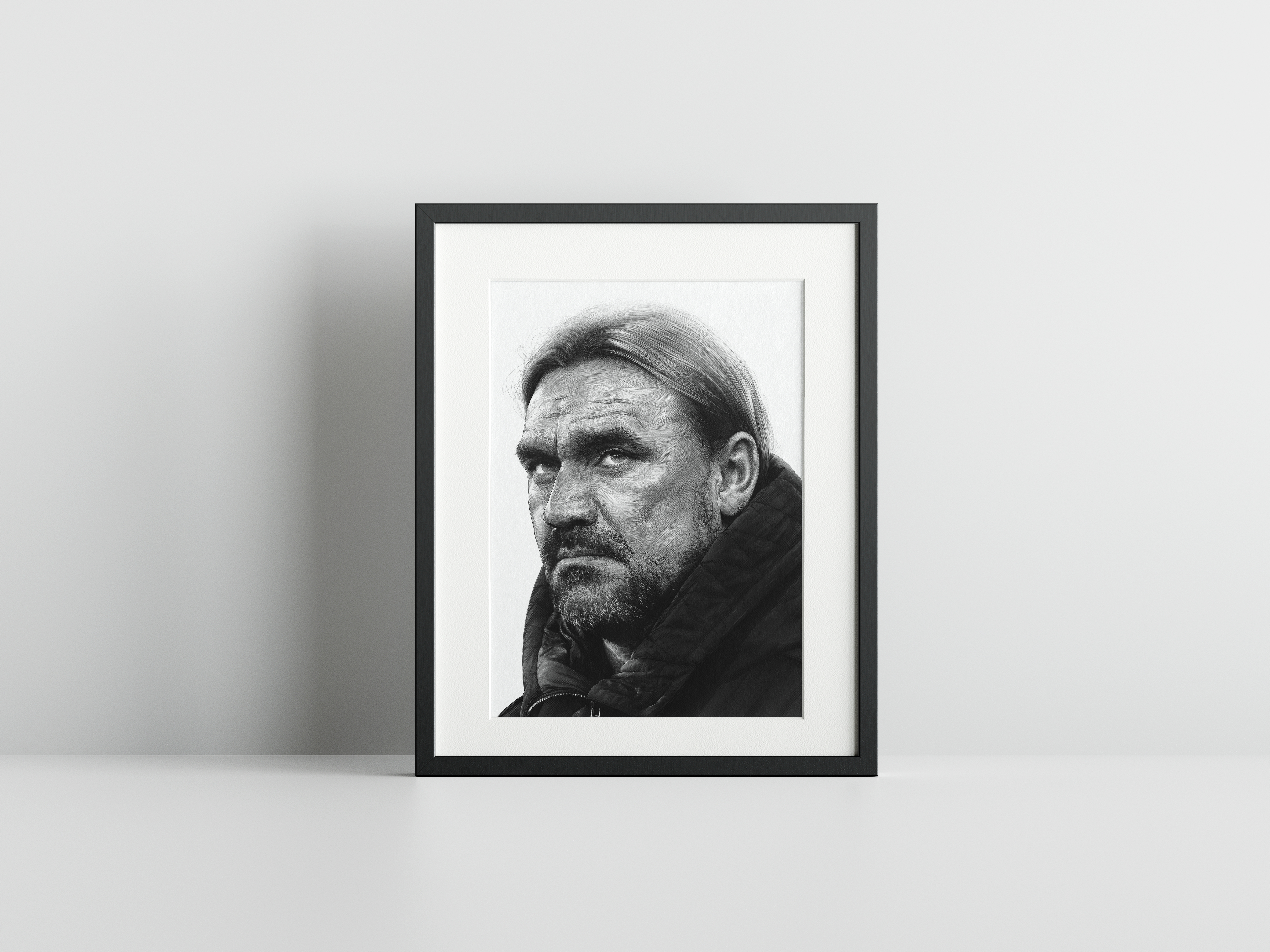 Daniel Farke, Leeds United — illustration by John Tregoning for The Square Ball