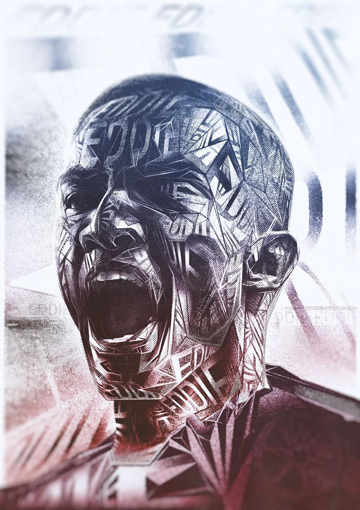 Eddie Nketiah, Leeds United — illustration by John Tregoning for The Square Ball