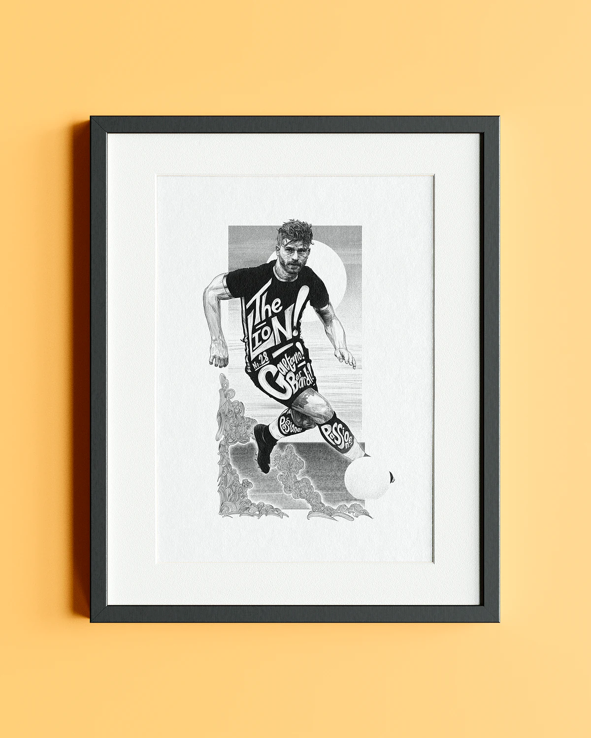 Leeds United — illustration by John Tregoning