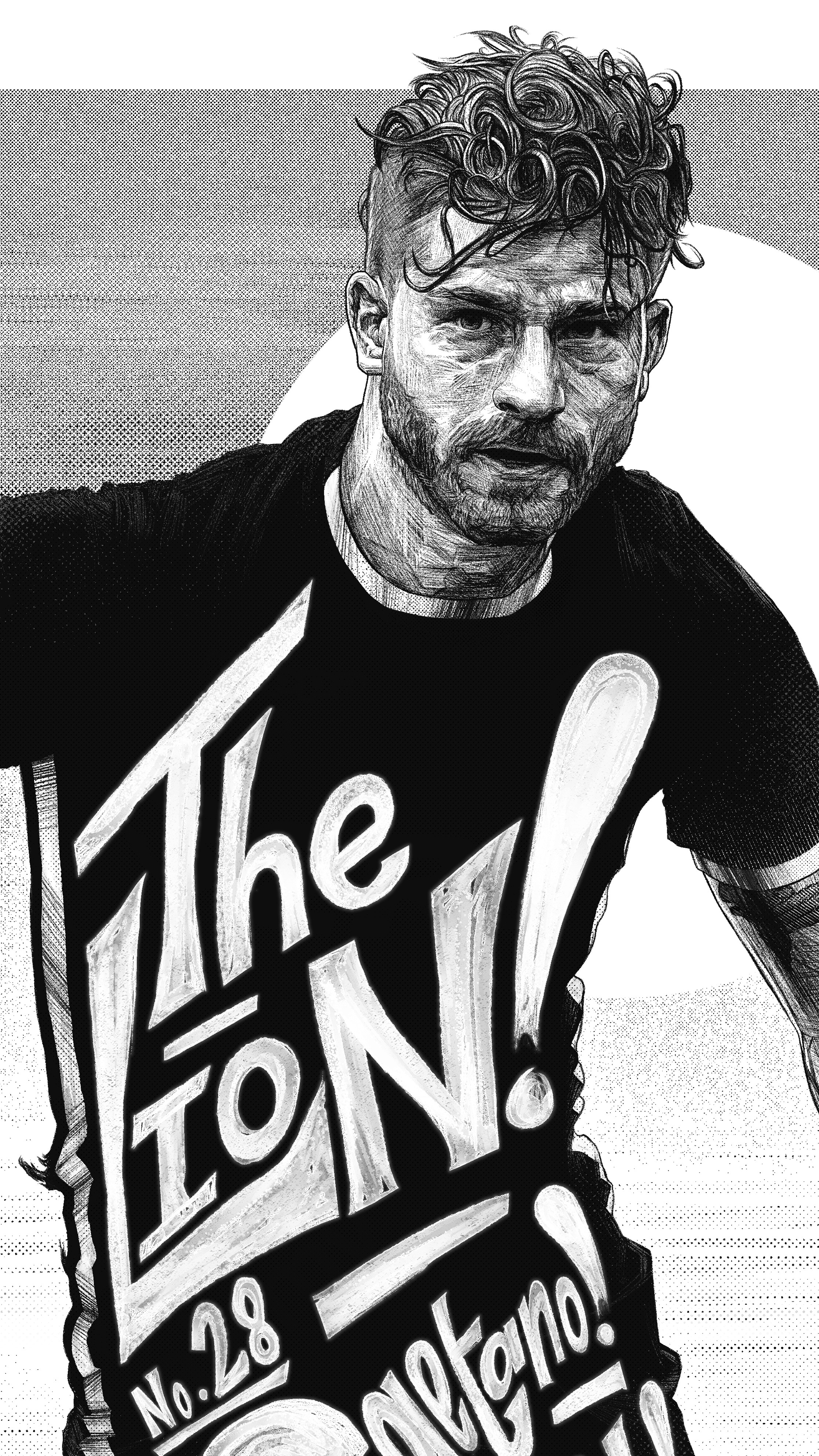 Gaetano Berardi, Leeds United — illustration by John Tregoning for Leeds That — view 3
