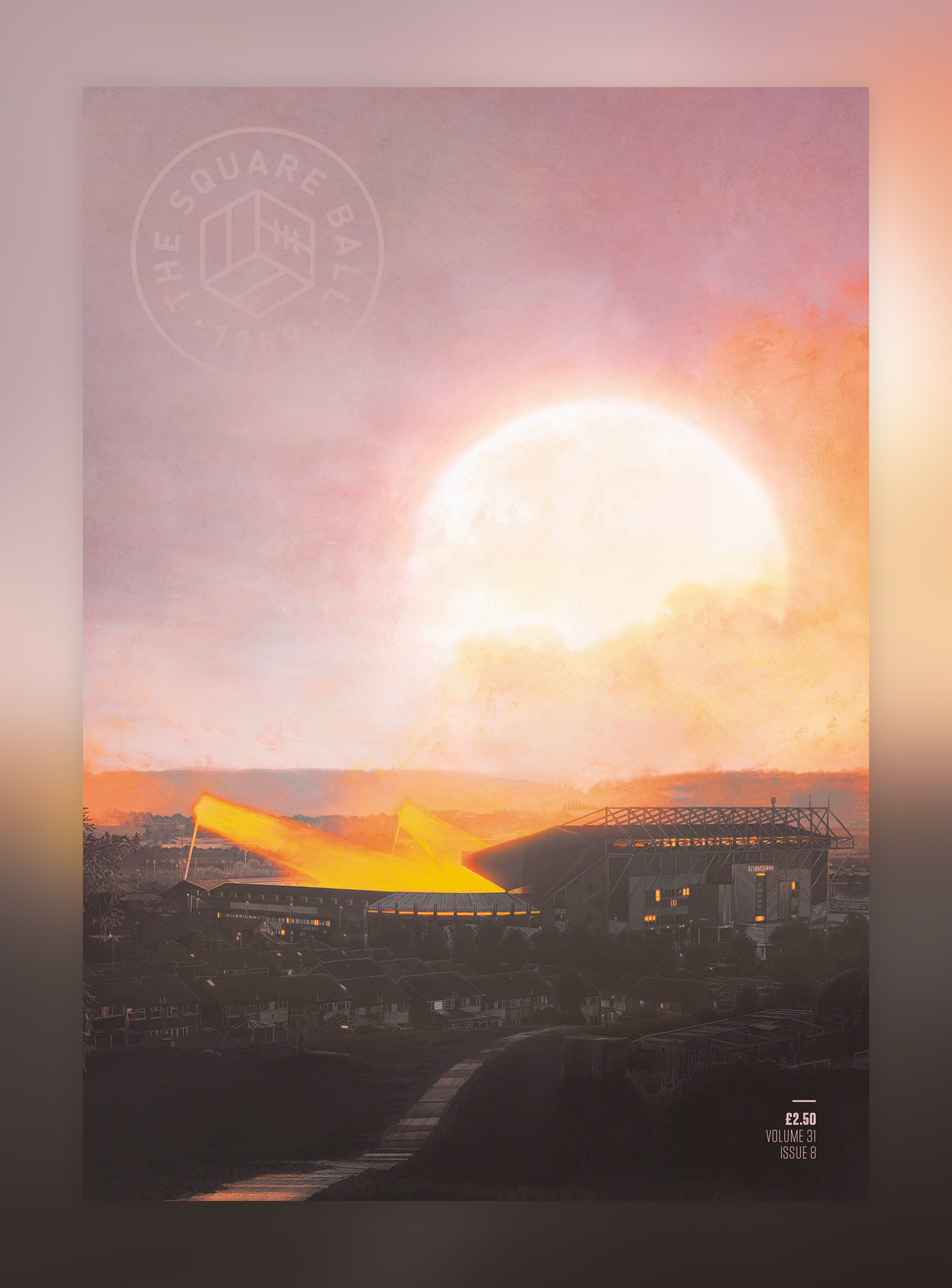 Elland Road, Leeds United — illustration by John Tregoning for The Square Ball
