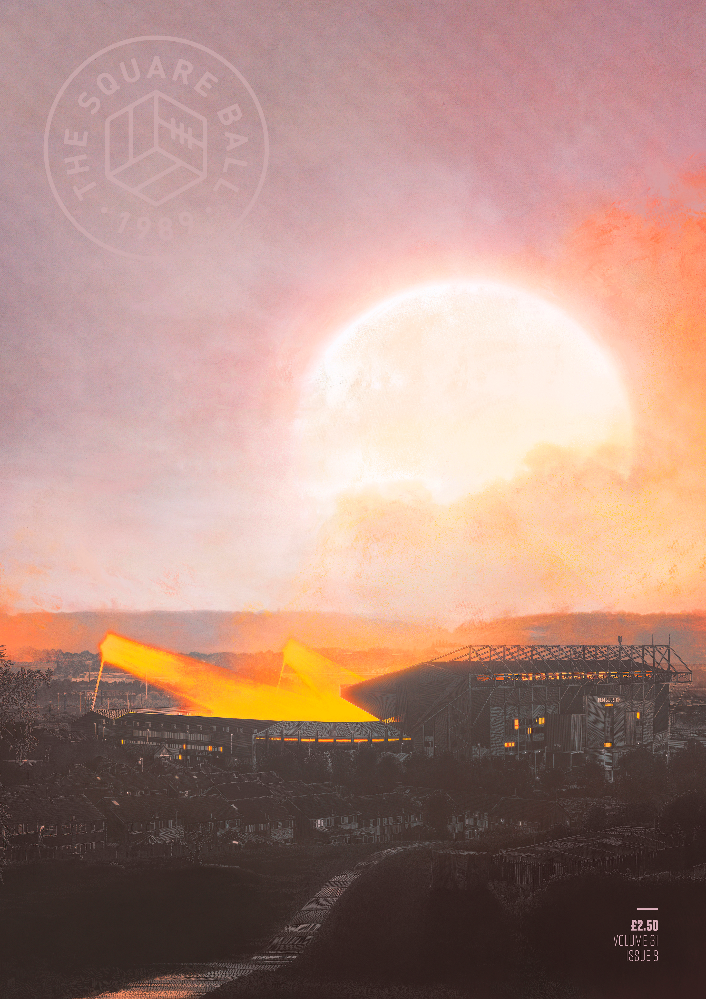 Elland Road, Leeds United — illustration by John Tregoning for The Square Ball — view 17