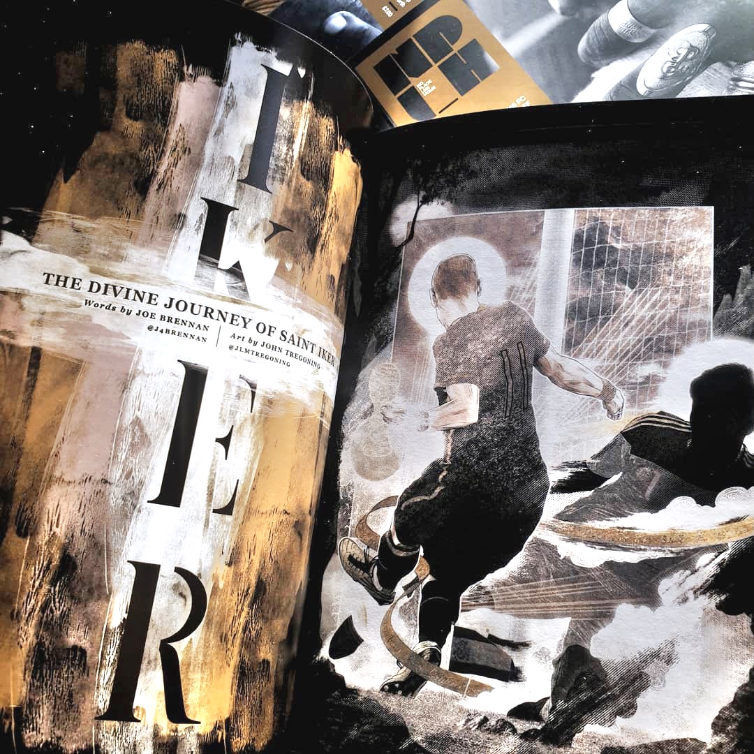 Iker Casillas, Spain, Real Madrid — illustration by John Tregoning for NPLH Magazine — view 4