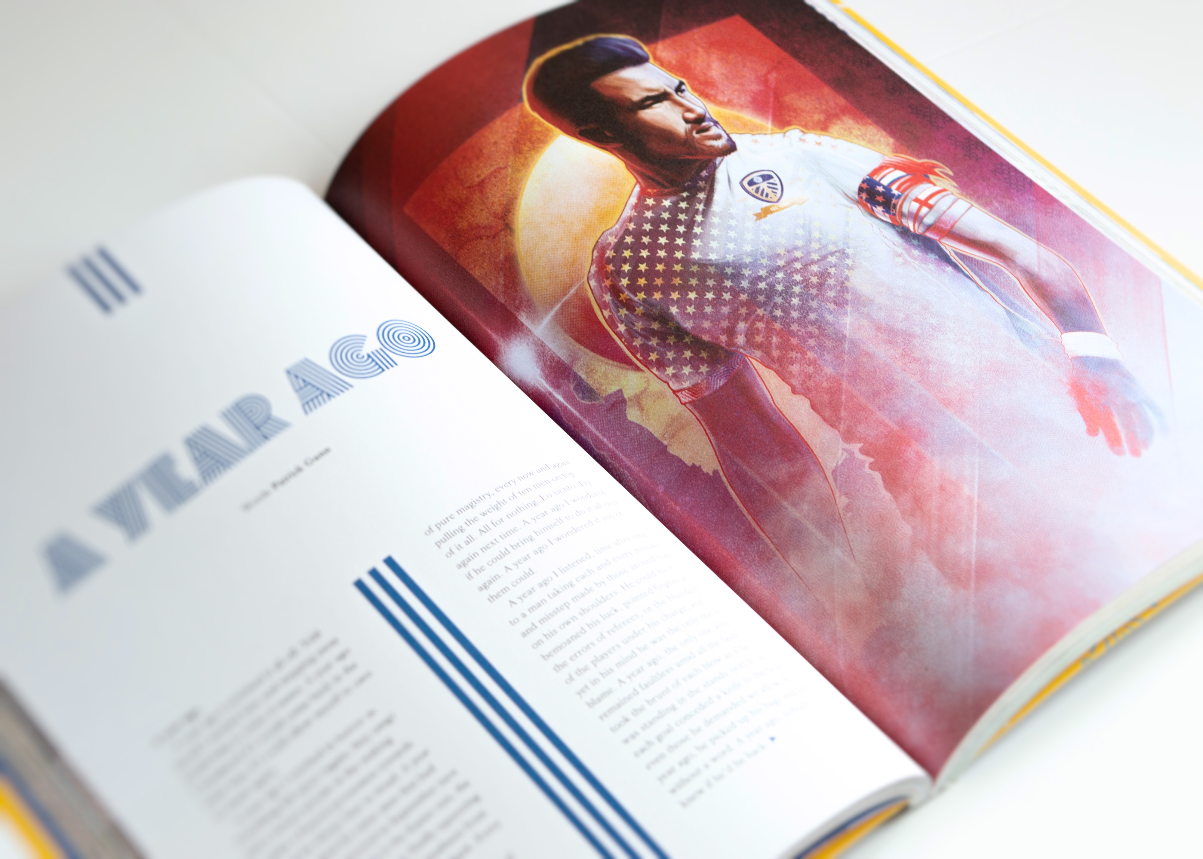 Jack Harrison, Leeds United — illustration by John Tregoning for The Square Ball — view 2