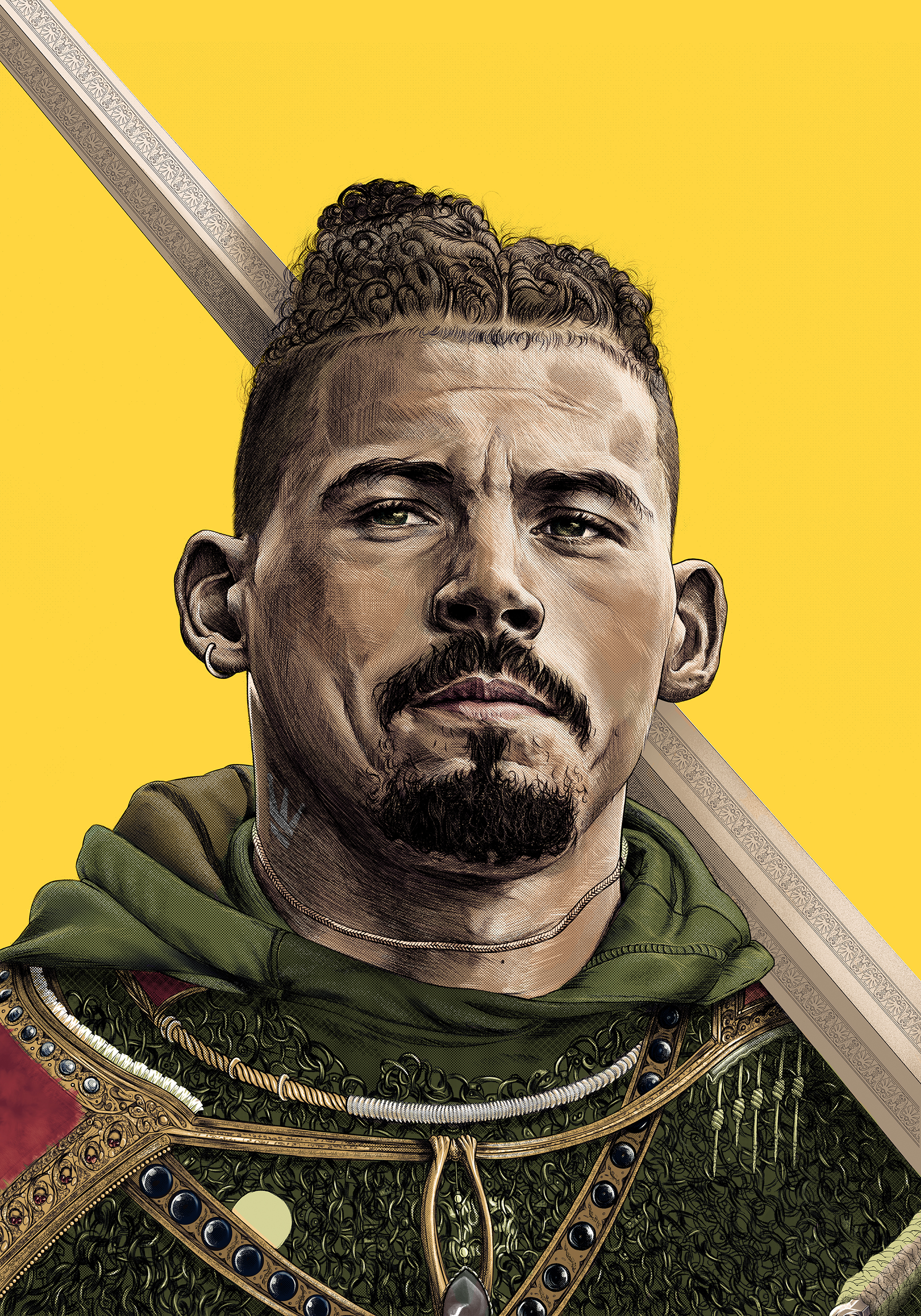 Step 7 — Rough colour using layer modes