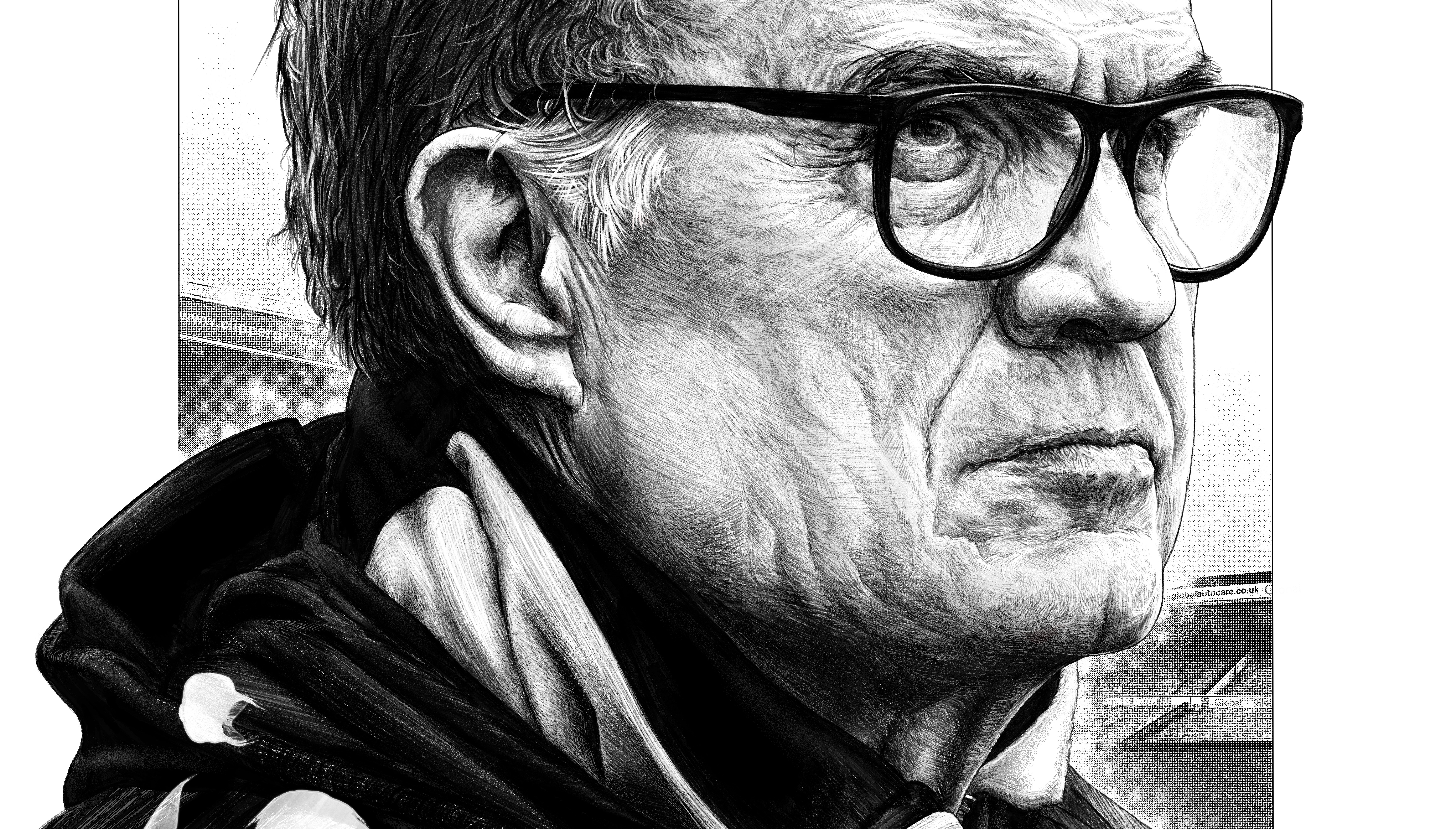 Marcelo Bielsa, Leeds United — illustration by John Tregoning — view 3