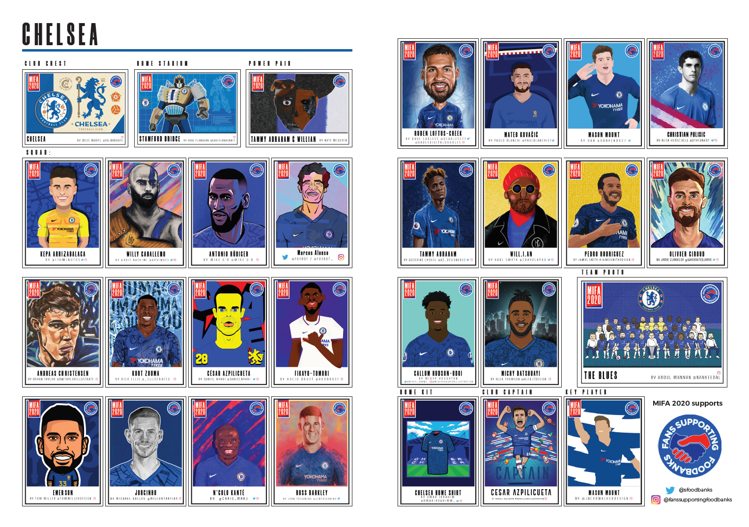 Ross Barkley, England — illustration by John Tregoning for MIFA — view 3