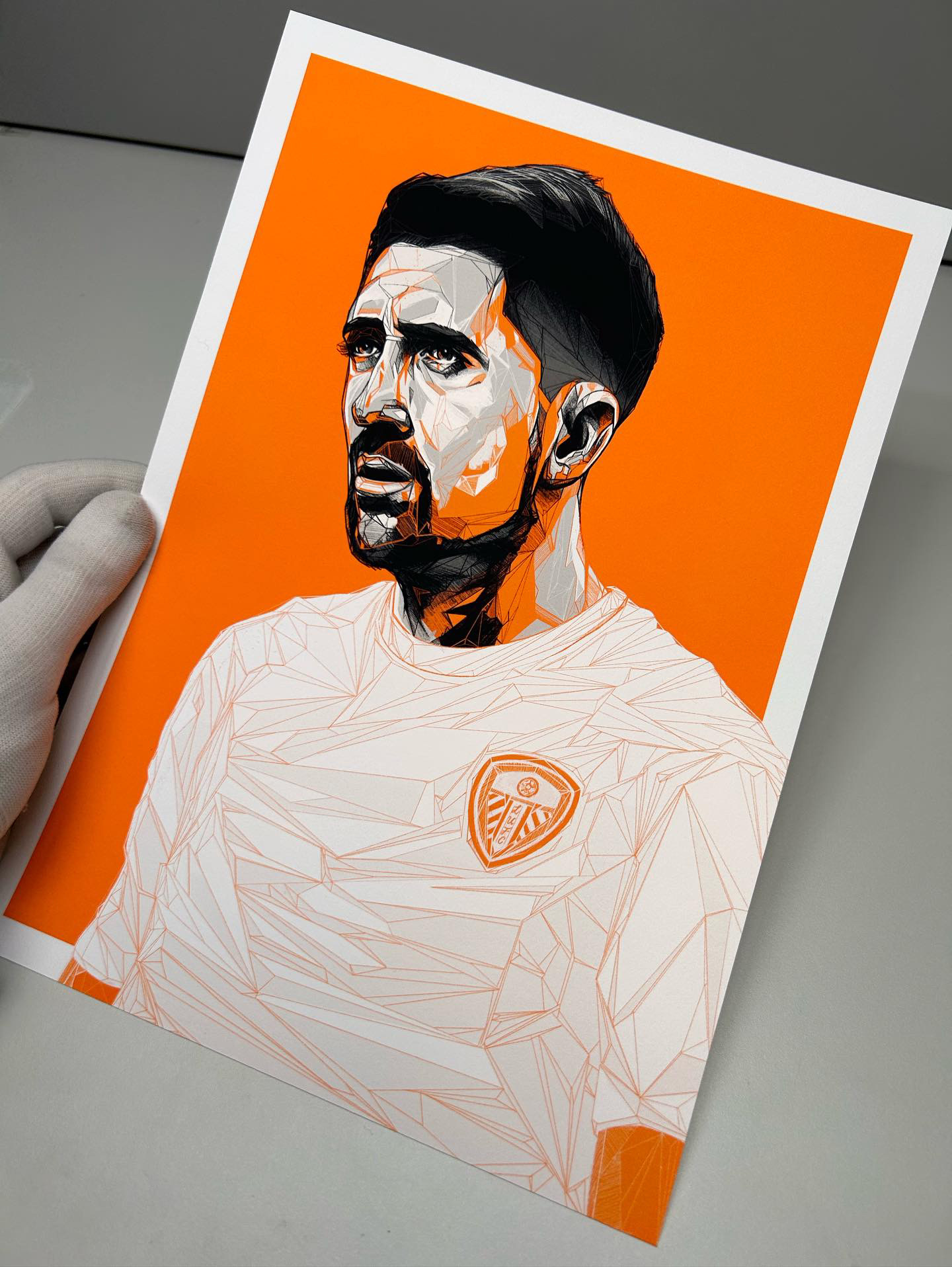 Pablo Hernández, Leeds United — illustration by John Tregoning for The Square Ball — view 4