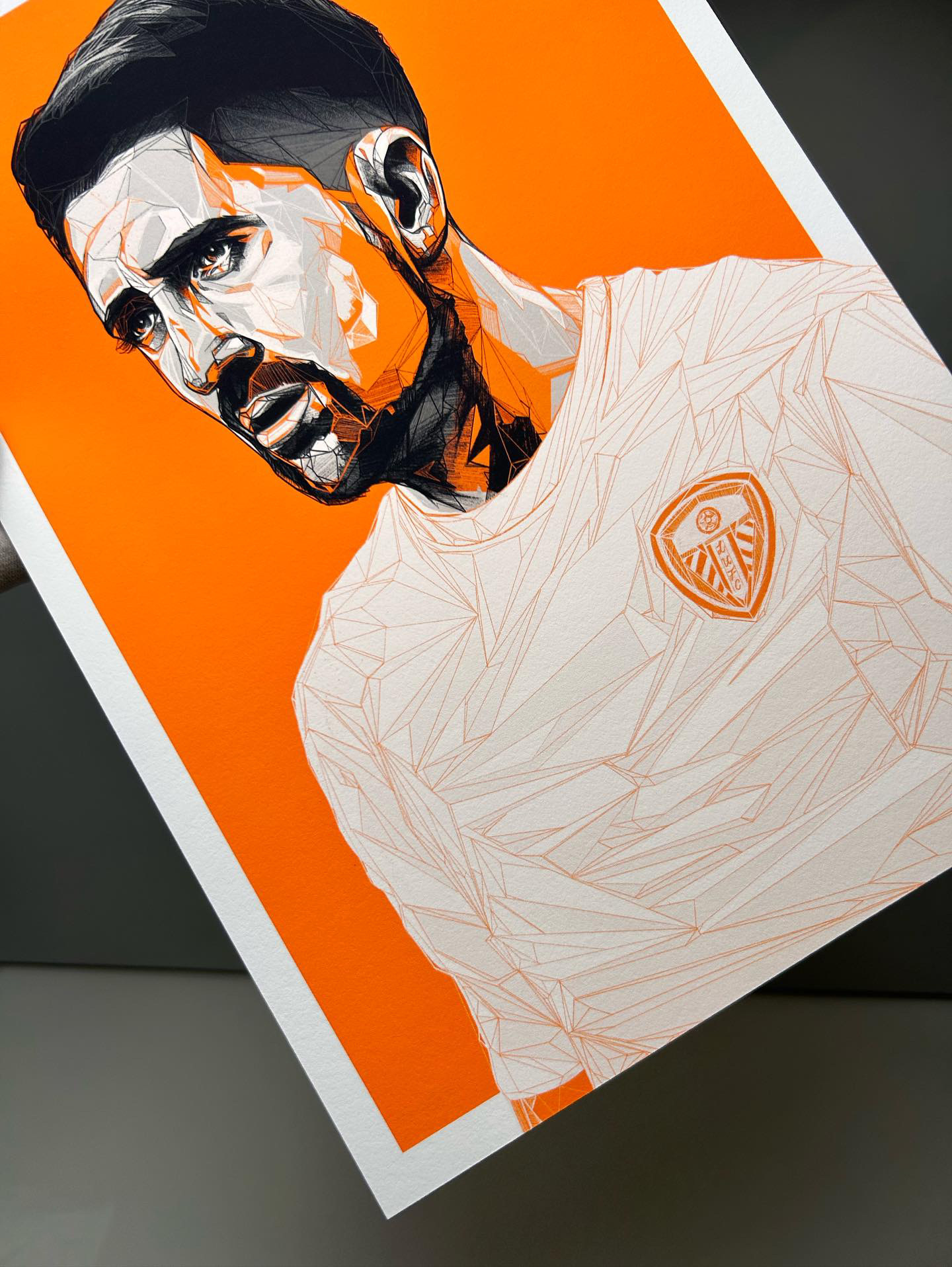 Pablo Hernández, Leeds United — illustration by John Tregoning for The Square Ball — view 5