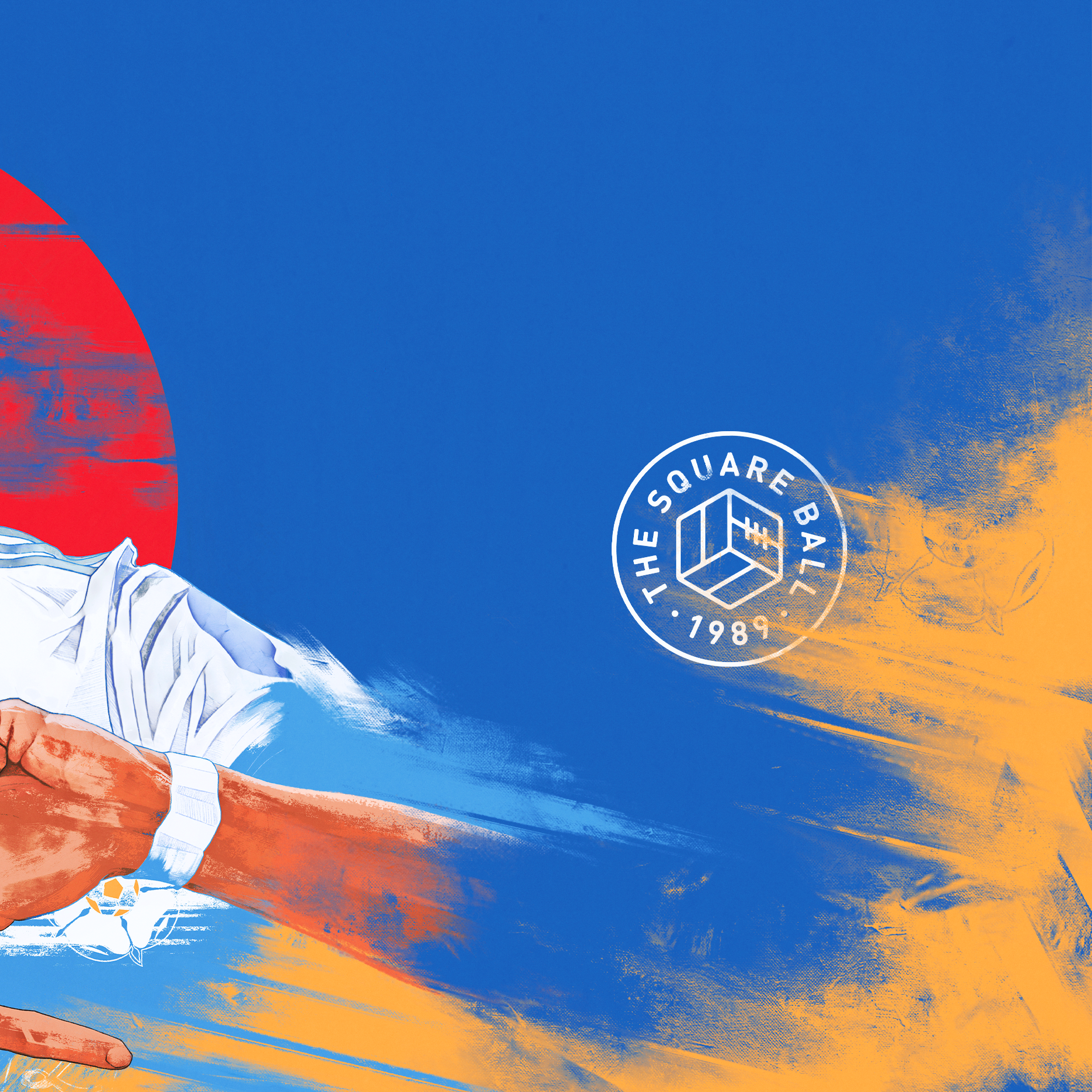 Patrick Bamford, England, Leeds United — illustration by John Tregoning for The Square Ball
