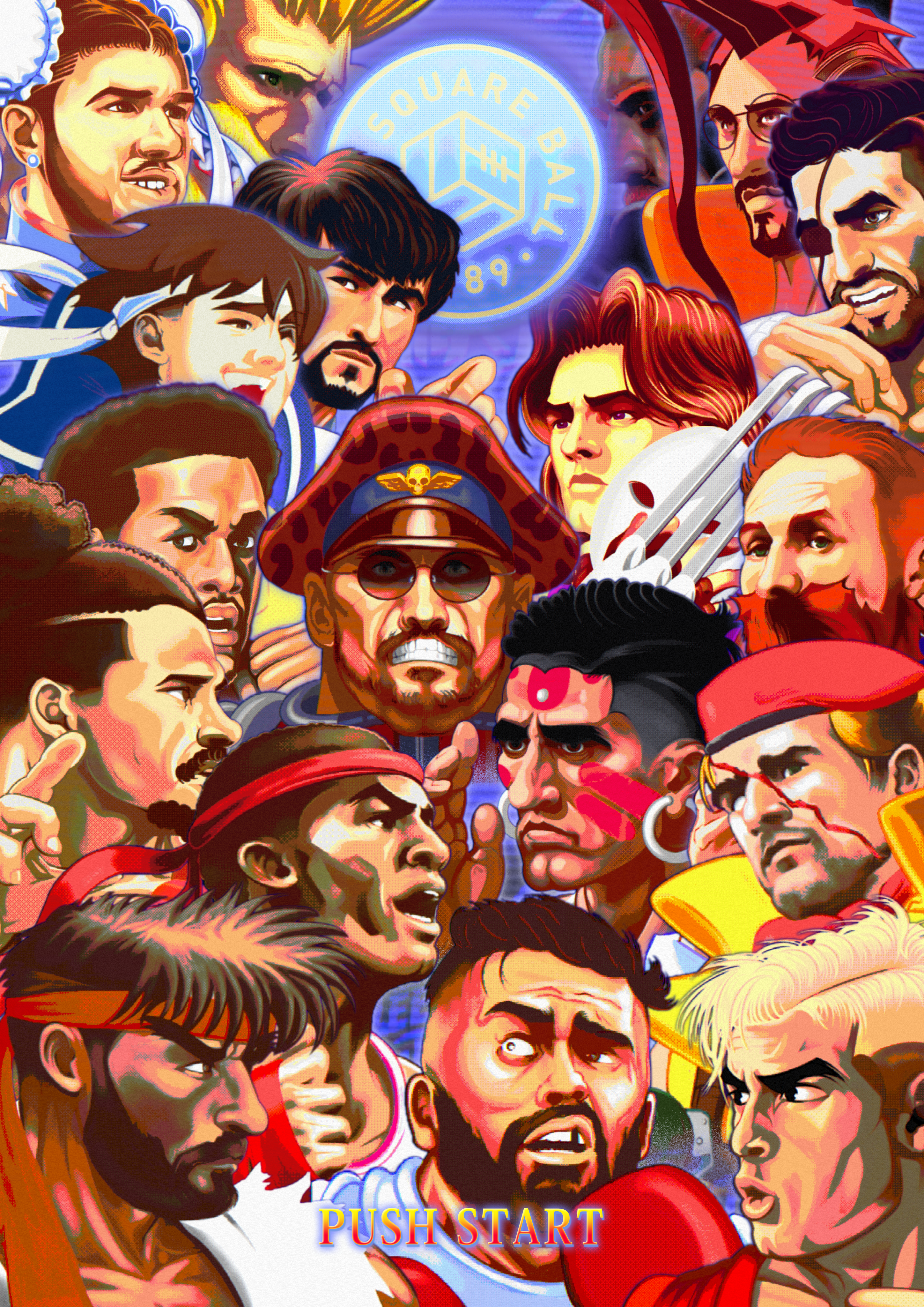 Leeds United, Street Fighter — illustration by John Tregoning for The Square Ball — view 6