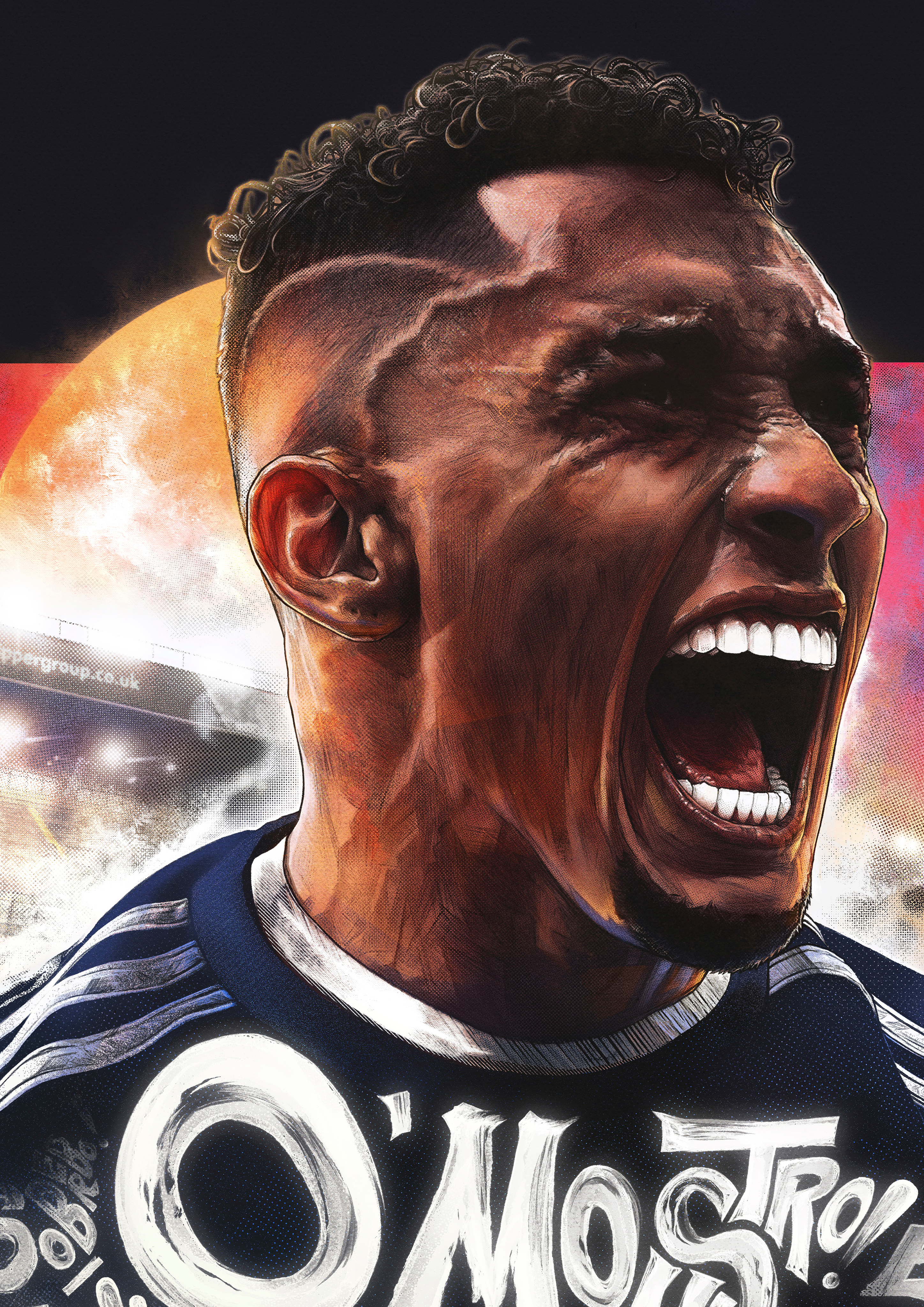 Raphinha, Leeds United — illustration by John Tregoning for The Square Ball — view 5