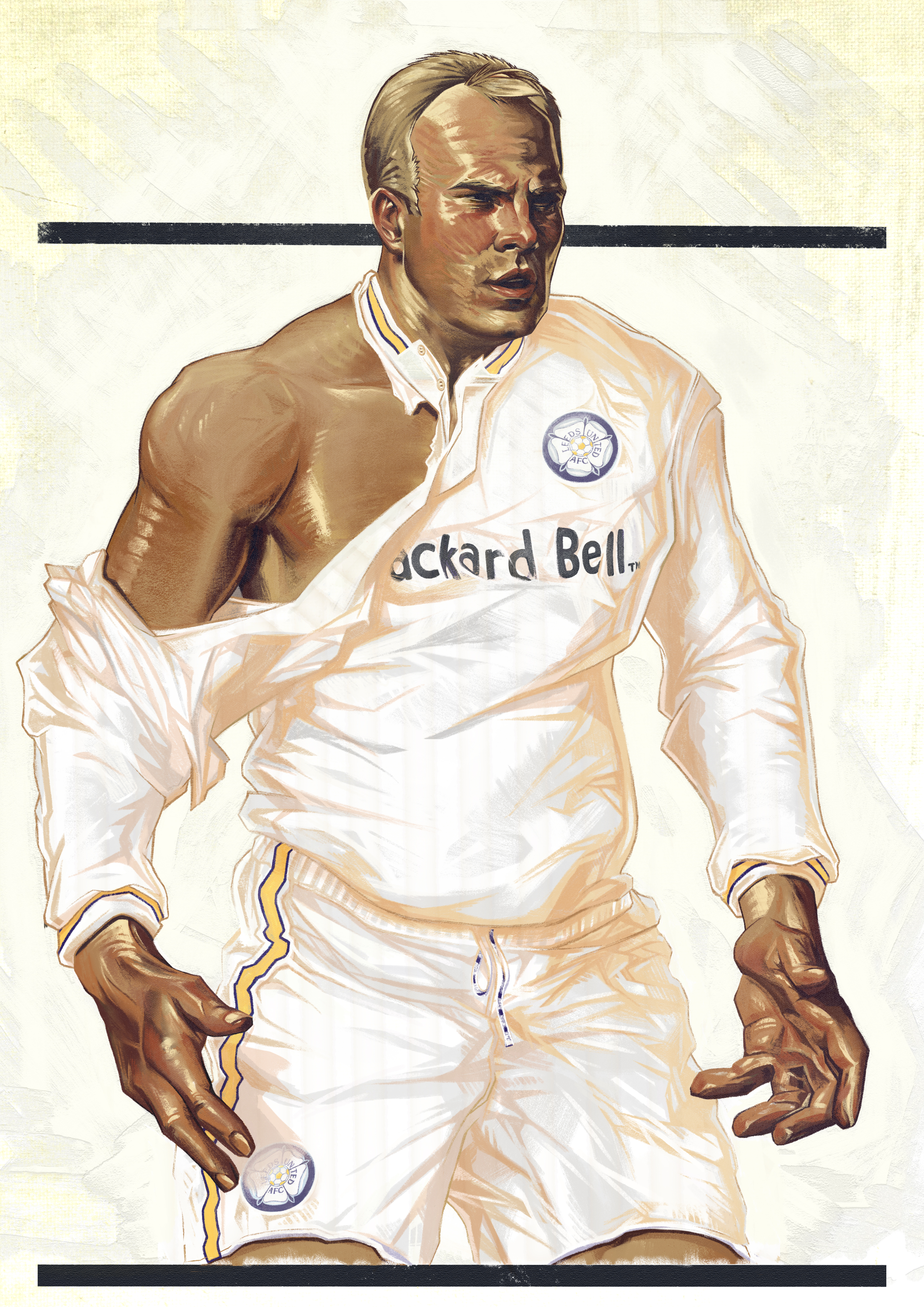 Robert Molenaar, Leeds United — illustration by John Tregoning for The Square Ball — view 5