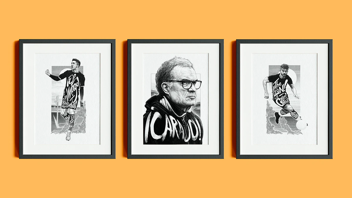 Leeds United — illustration by John Tregoning