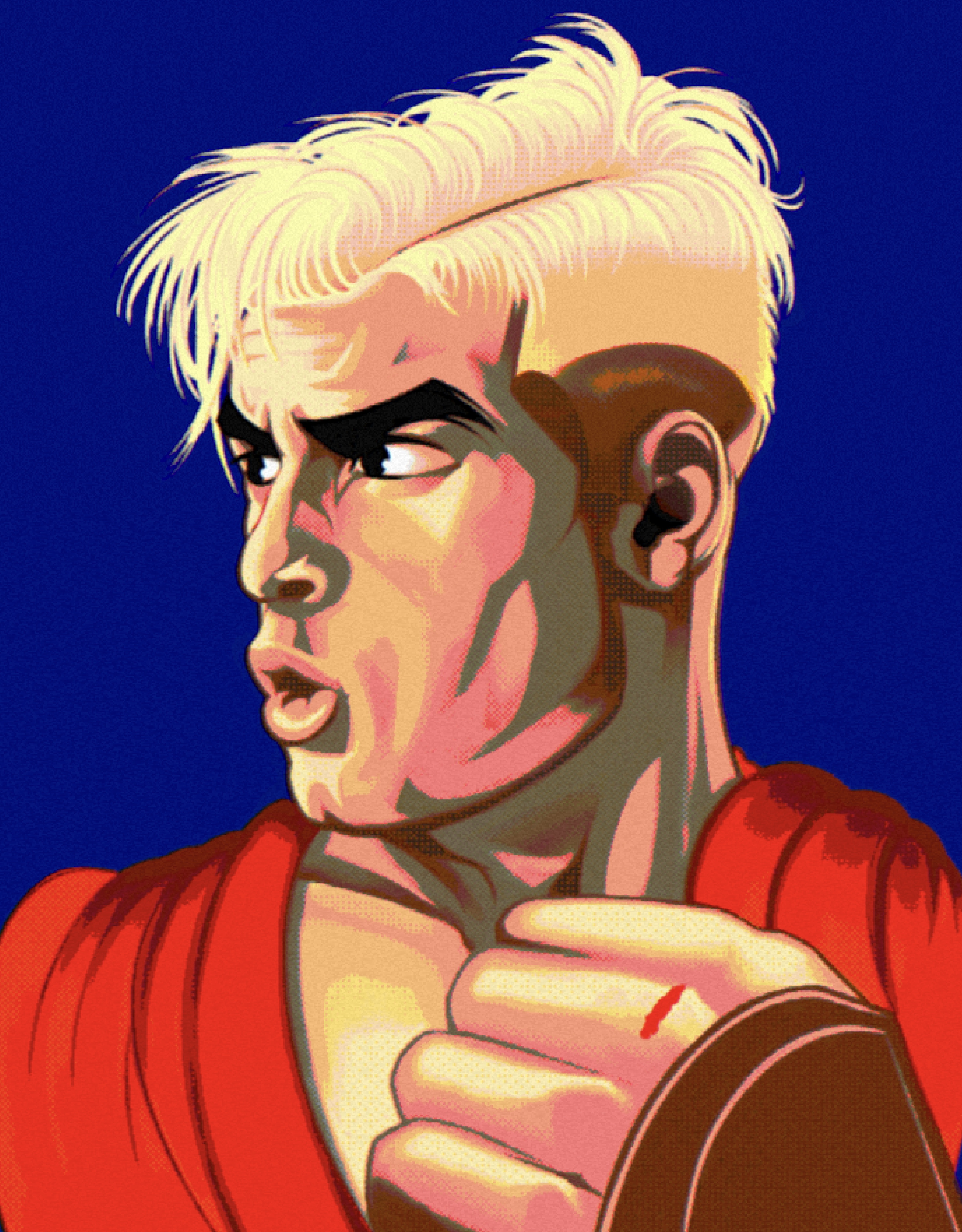 Leeds United, Street Fighter — illustration by John Tregoning for The Square Ball — view 16