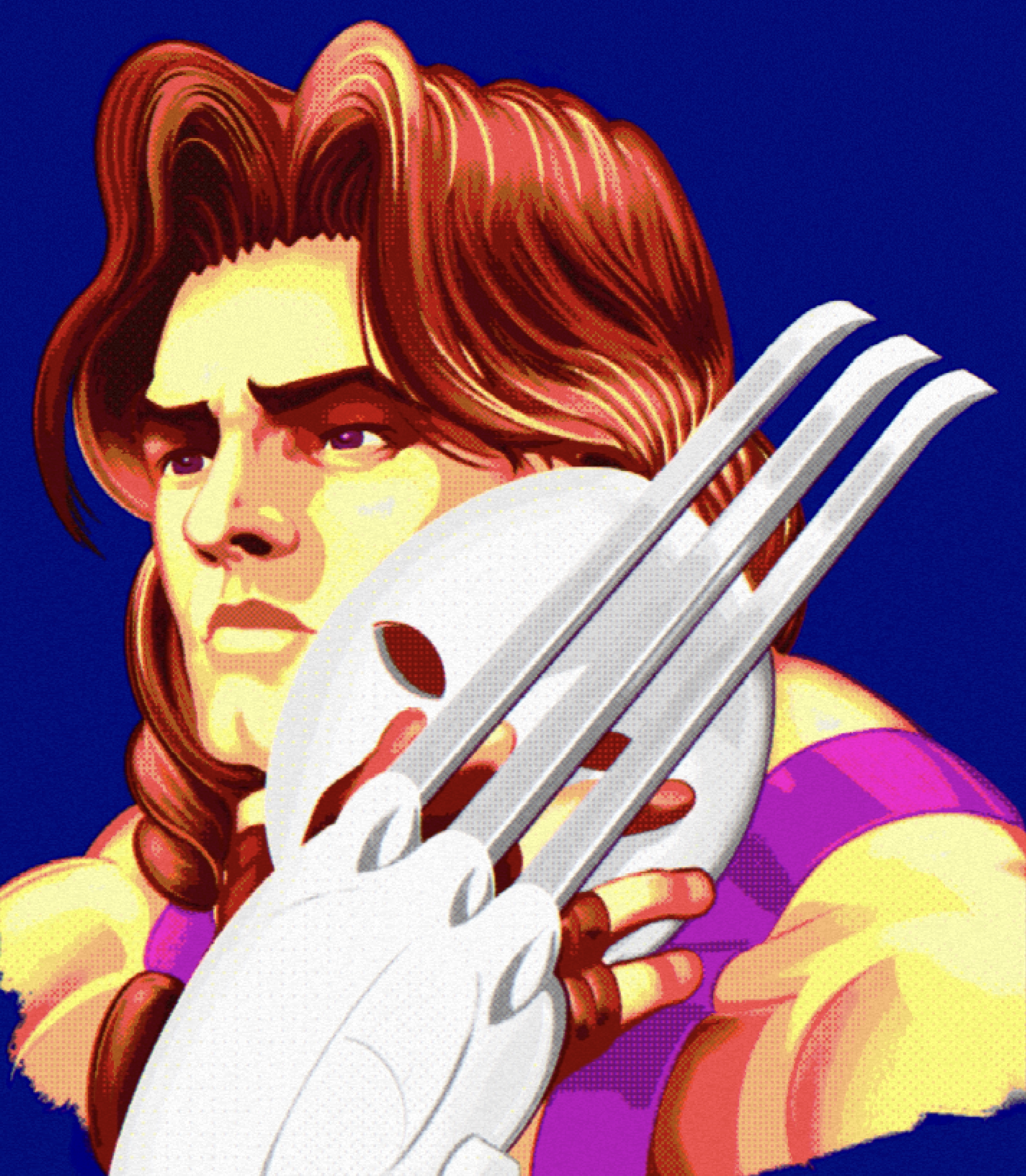 Leeds United, Street Fighter — illustration by John Tregoning for The Square Ball — view 8