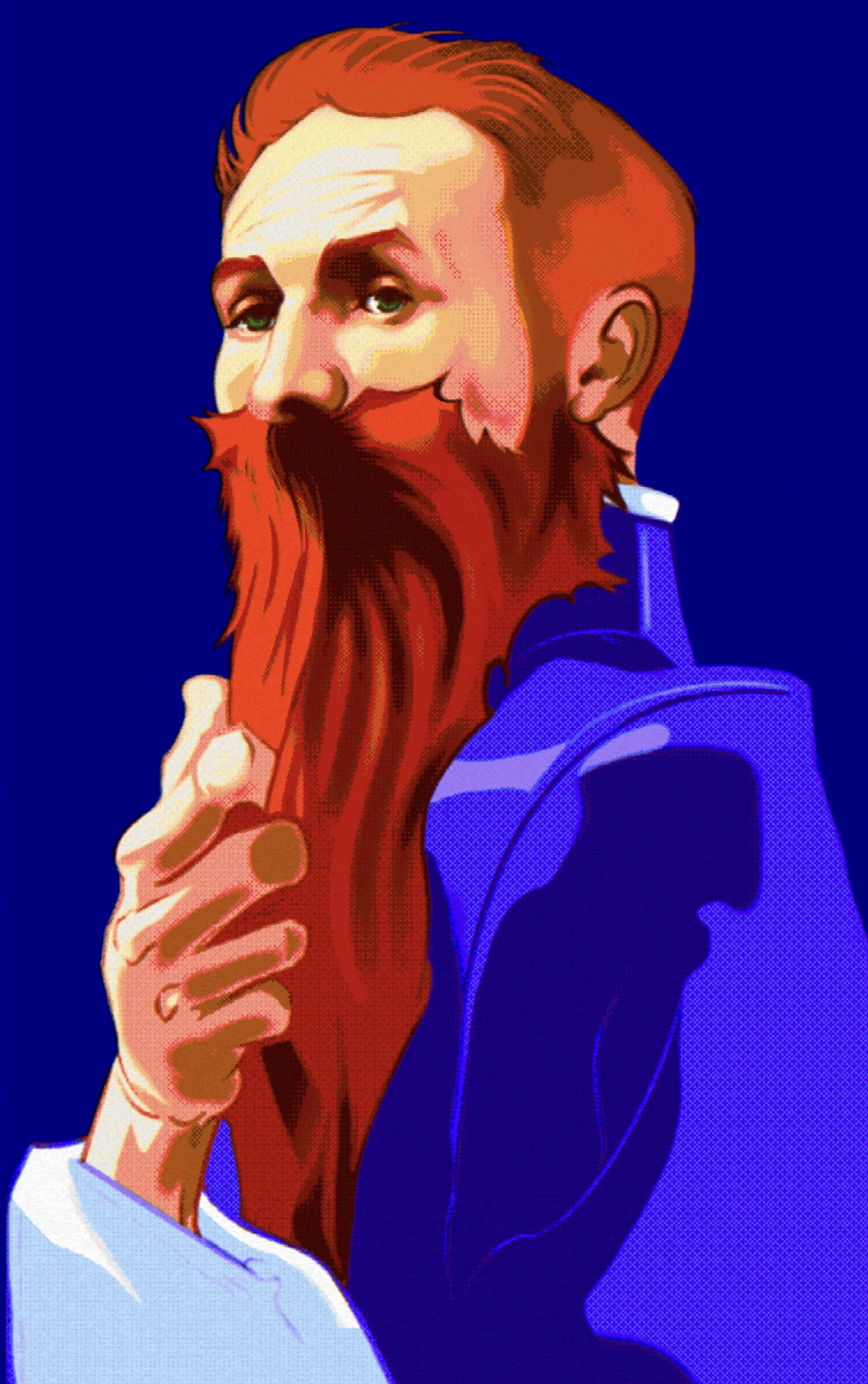 Leeds United, Street Fighter — illustration by John Tregoning for The Square Ball — view 10