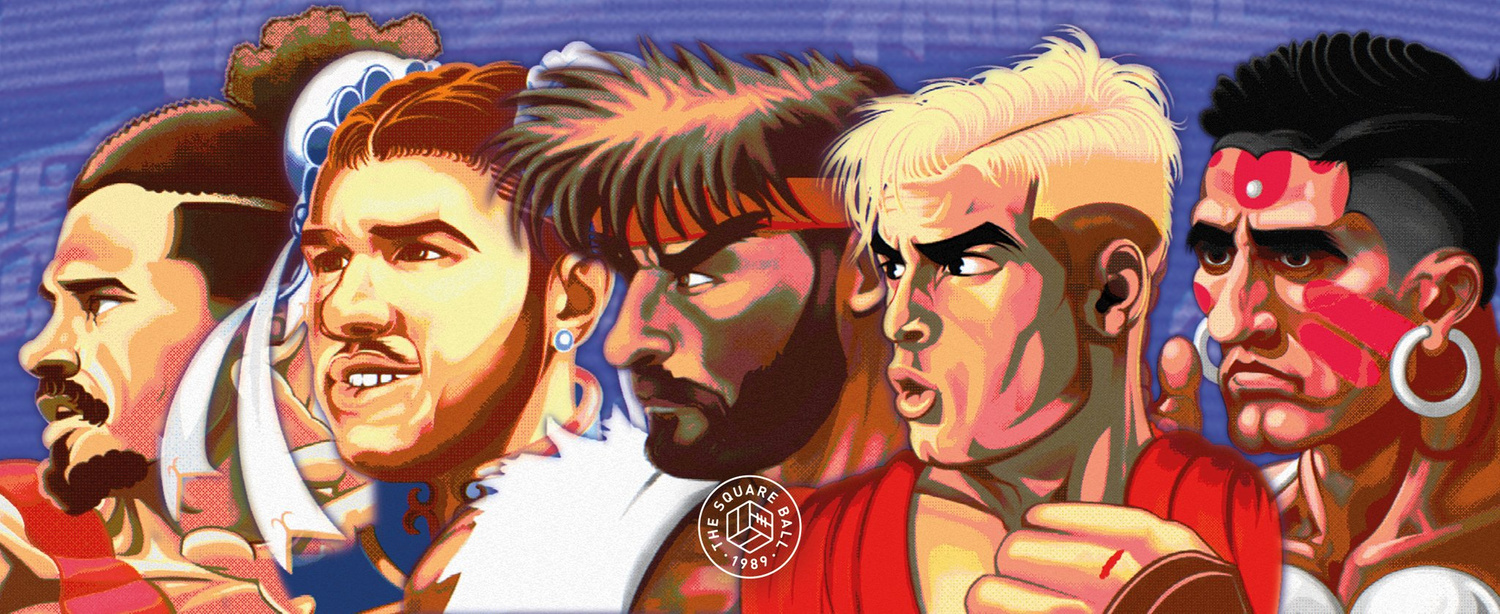 Leeds United, Street Fighter — illustration by John Tregoning for The Square Ball