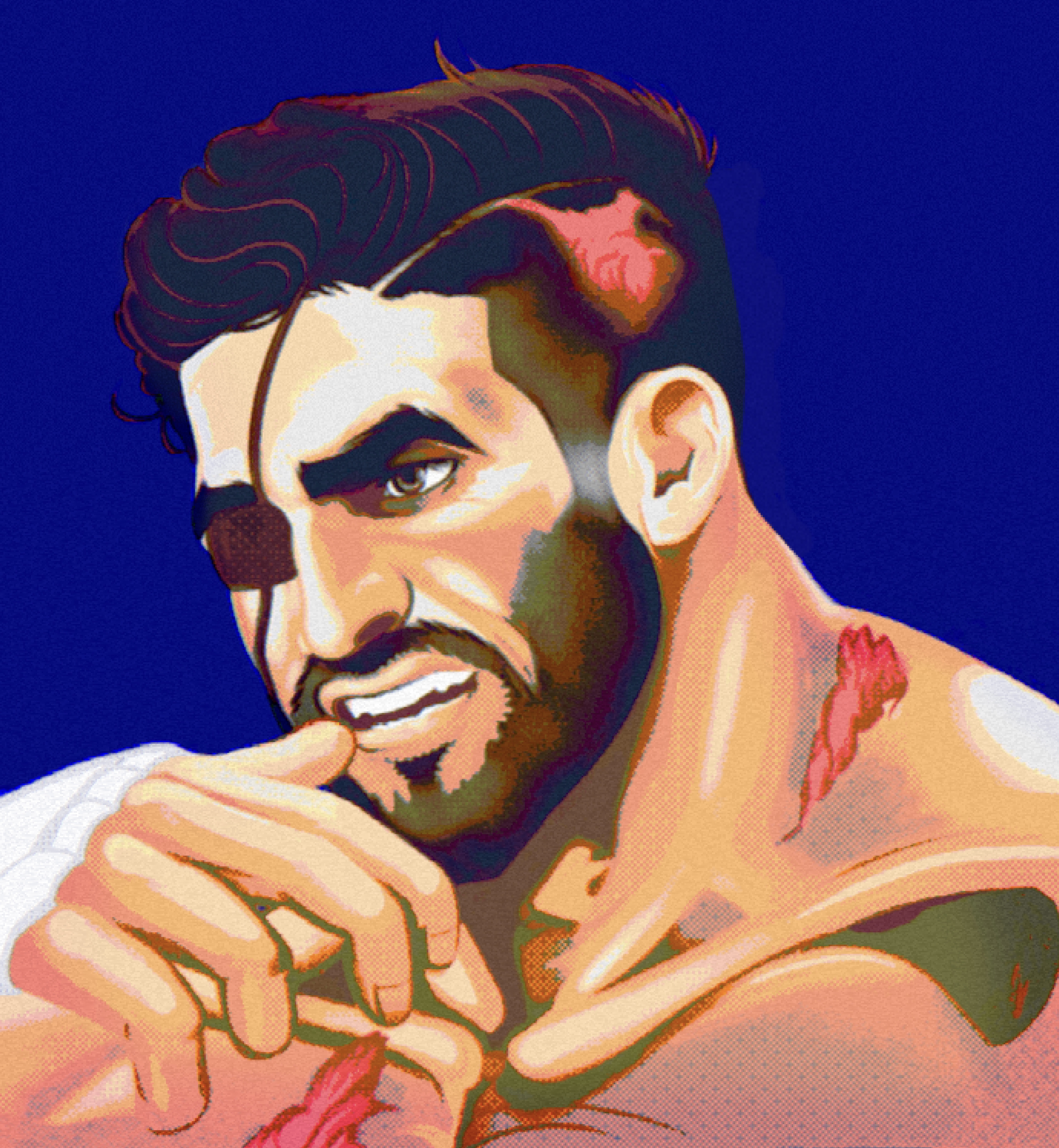 Leeds United, Street Fighter — illustration by John Tregoning for The Square Ball — view 17