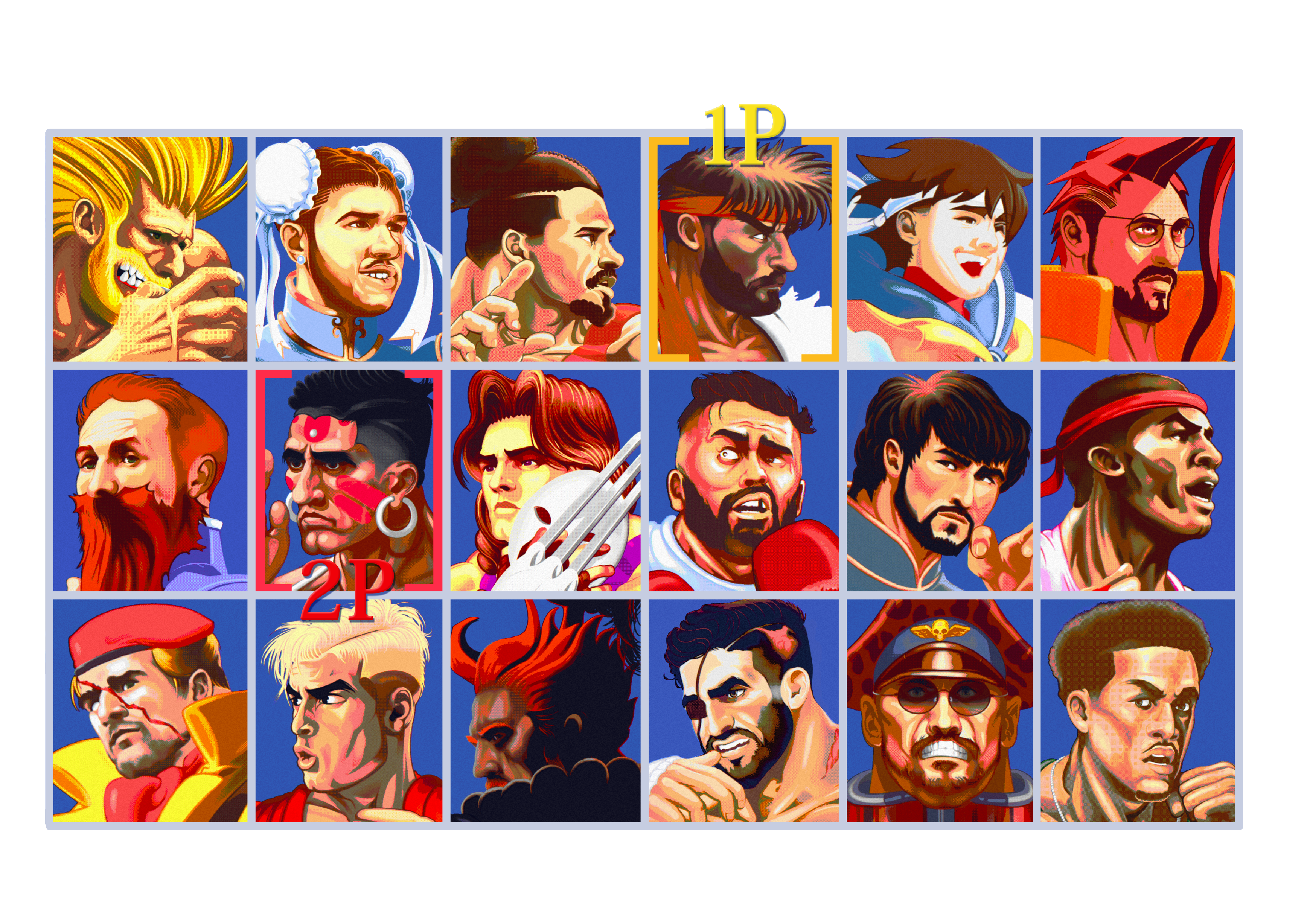 Leeds United, Street Fighter — illustration by John Tregoning for The Square Ball — view 2