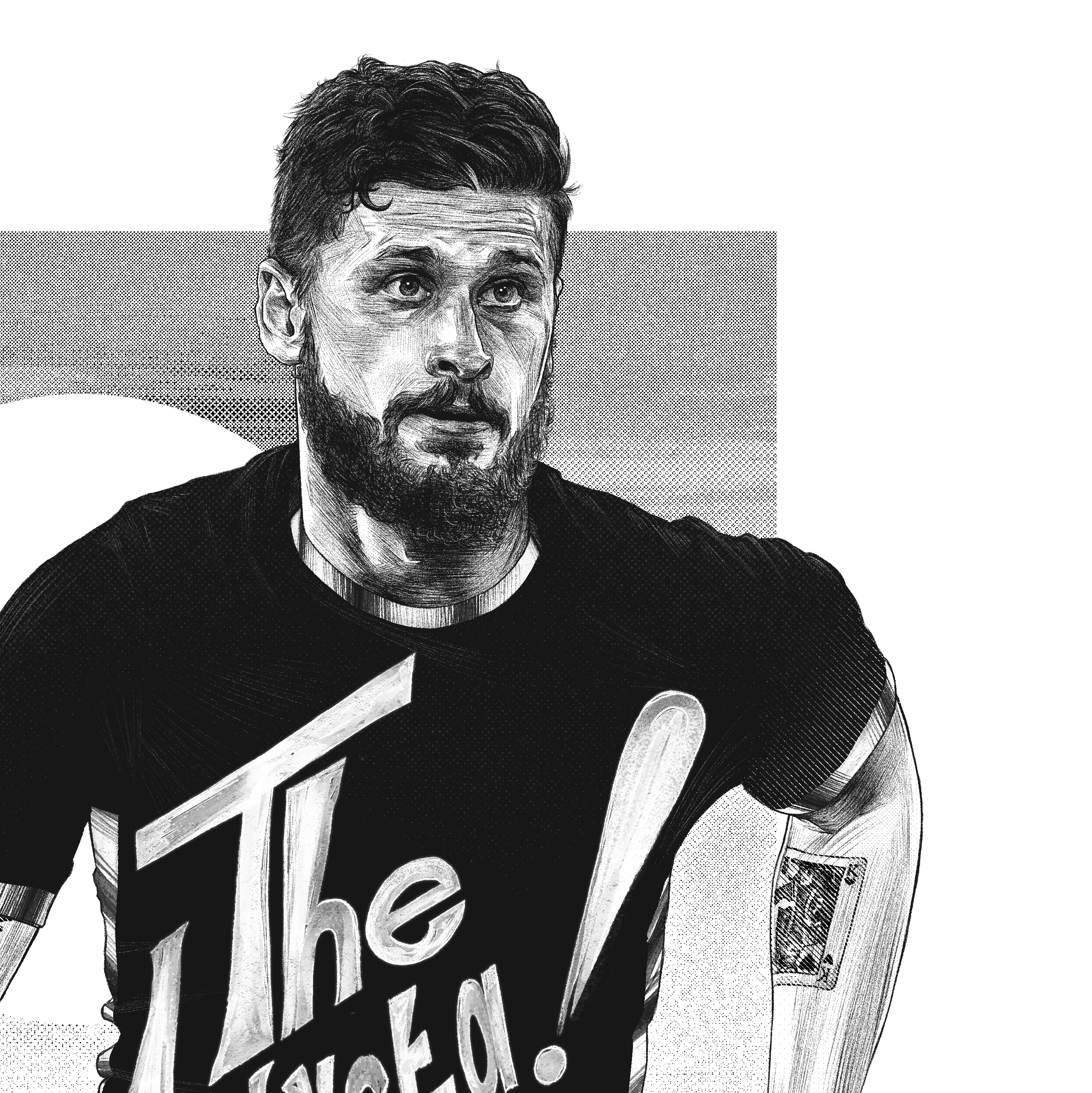 Mateusz Klich, Leeds United — illustration by John Tregoning