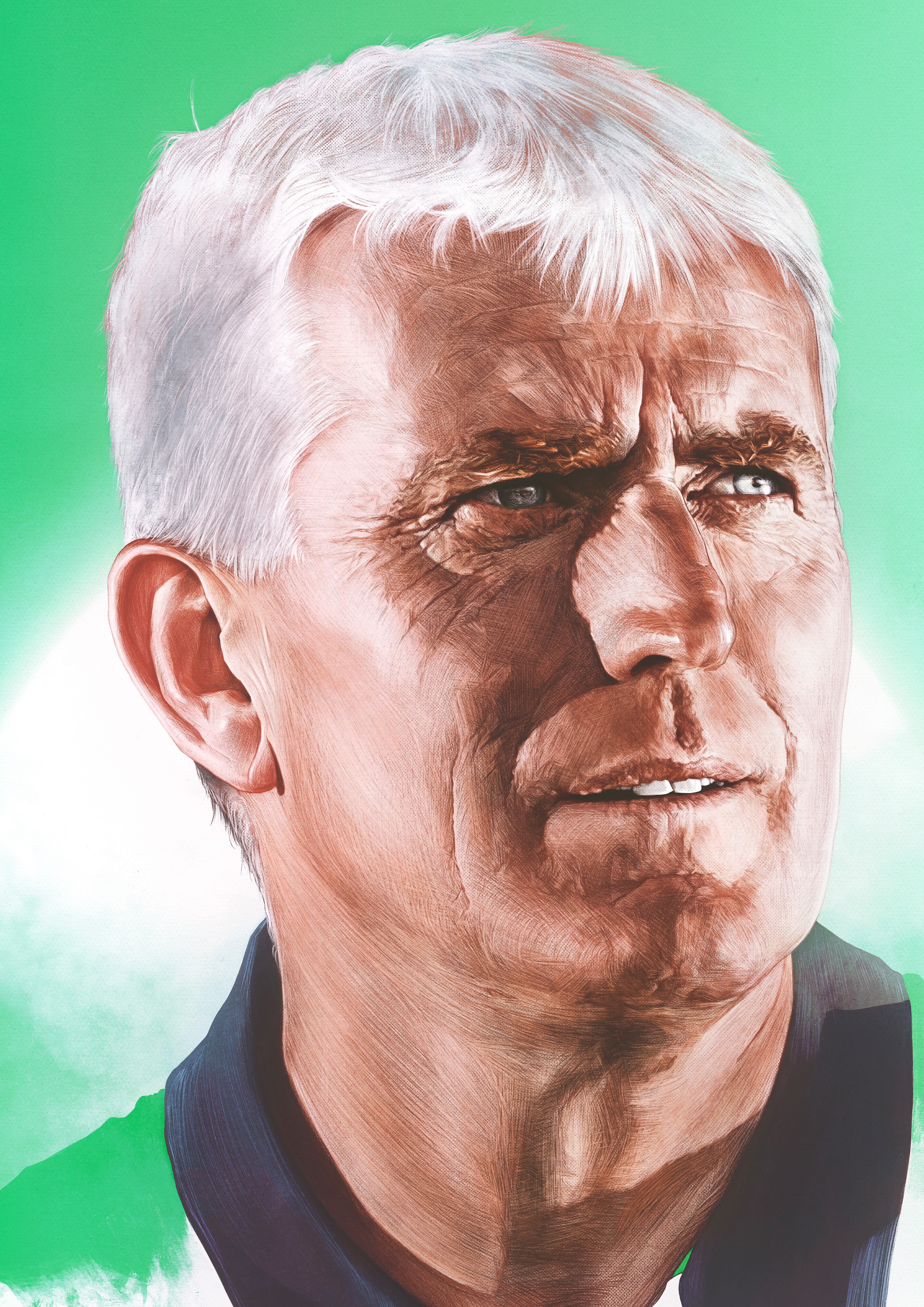 John Kiely, Limerick GAA — illustration by John Tregoning for The Drawn Game — view 4