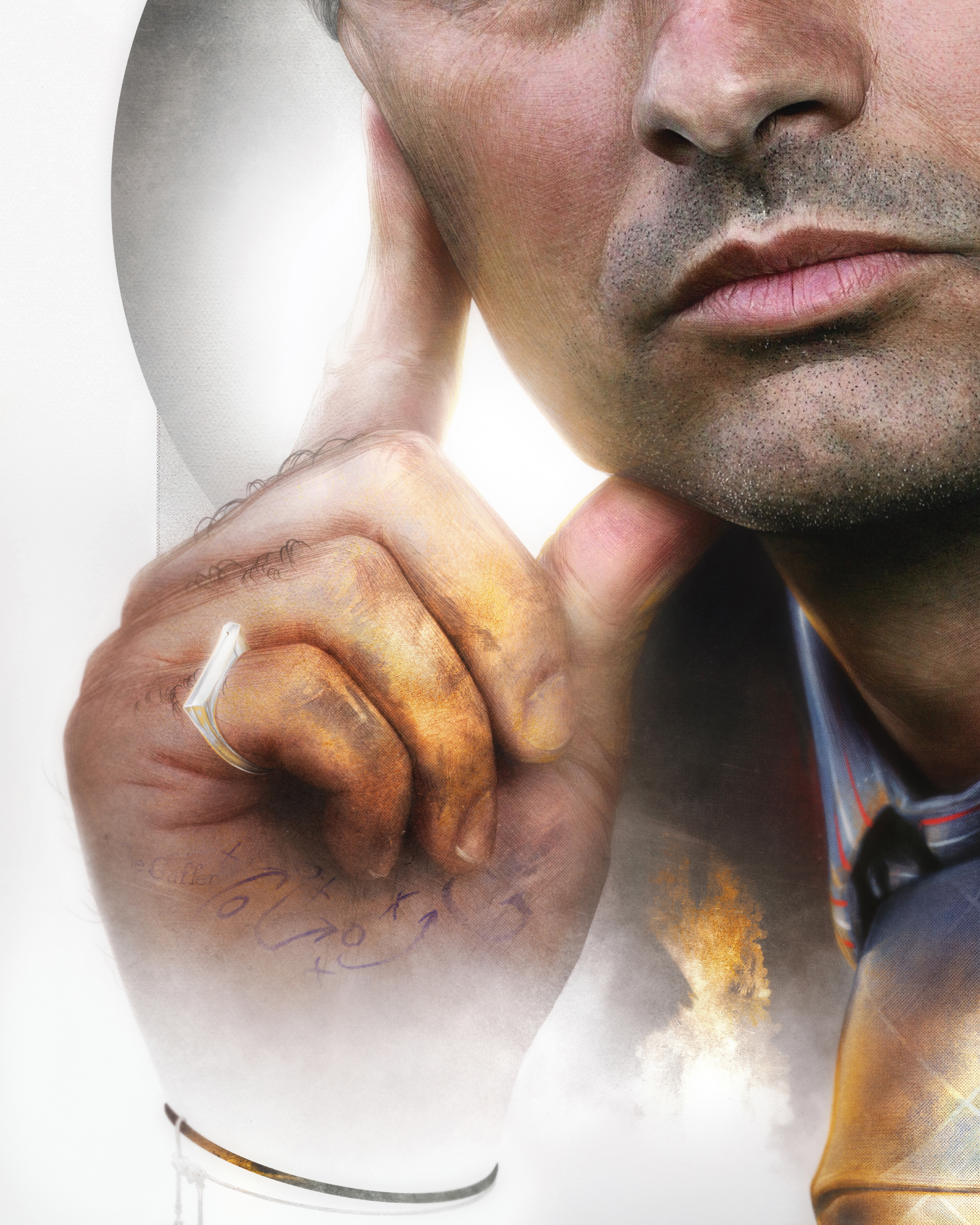 José Mourinho, AS Roma — illustration by John Tregoning for The Gaffer Magazine — view 4