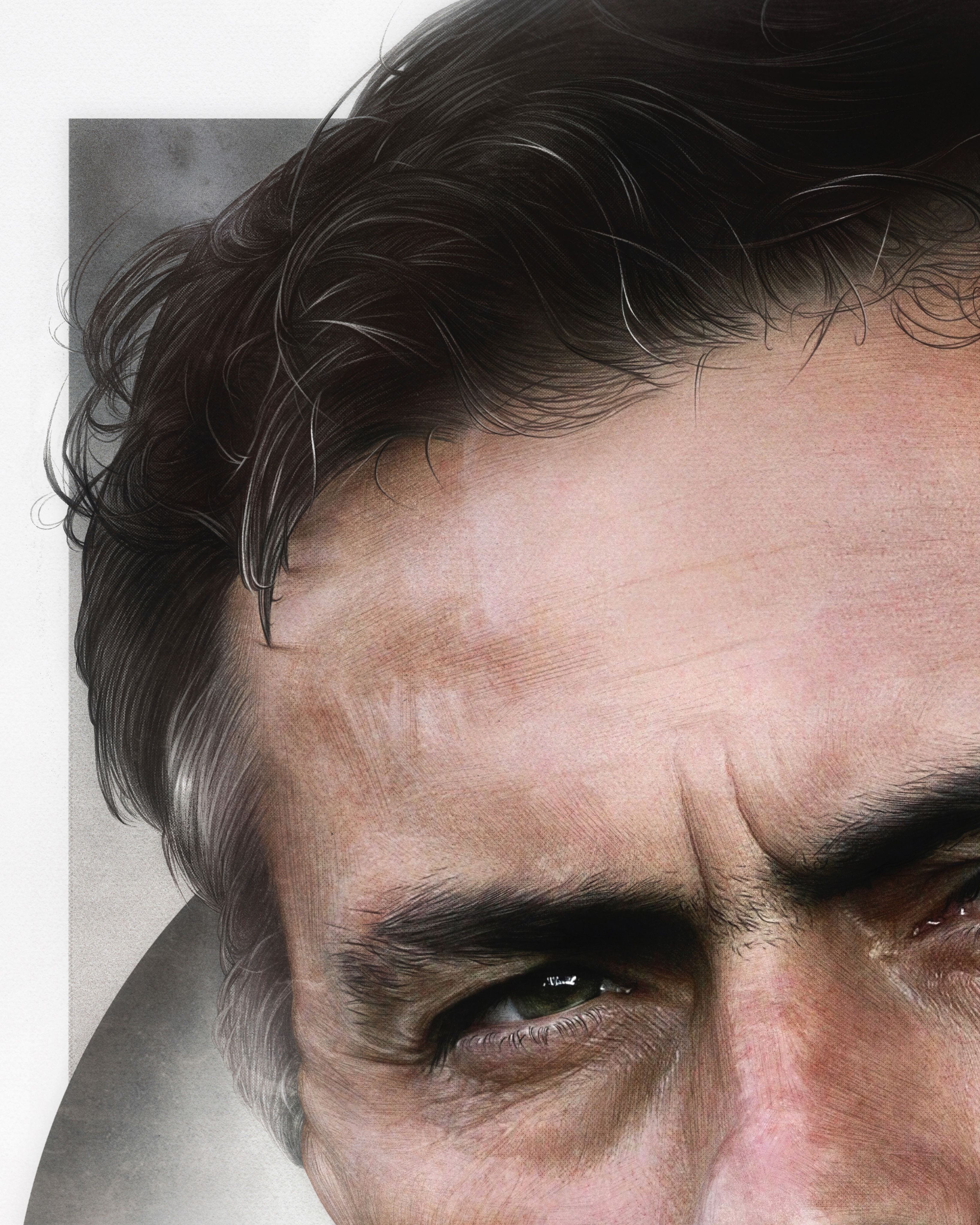 José Mourinho, AS Roma — illustration by John Tregoning for The Gaffer Magazine — view 6