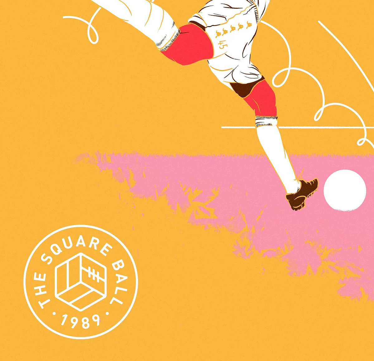 Leeds United — illustration by John Tregoning for The Square Ball