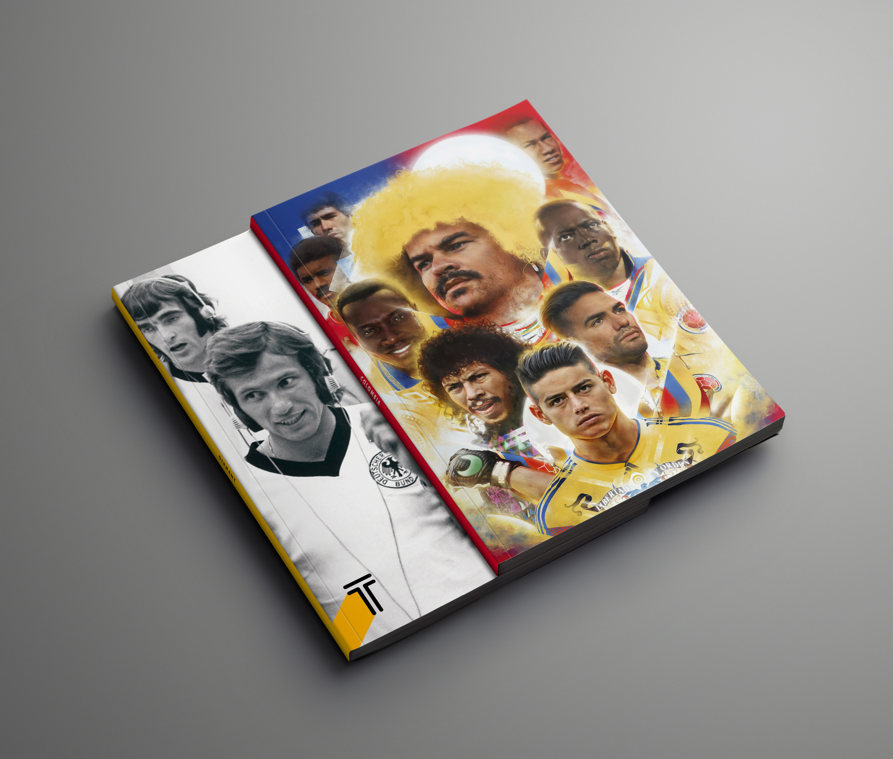 Colombia national football team — illustration by John Tregoning for These Football Times — view 5