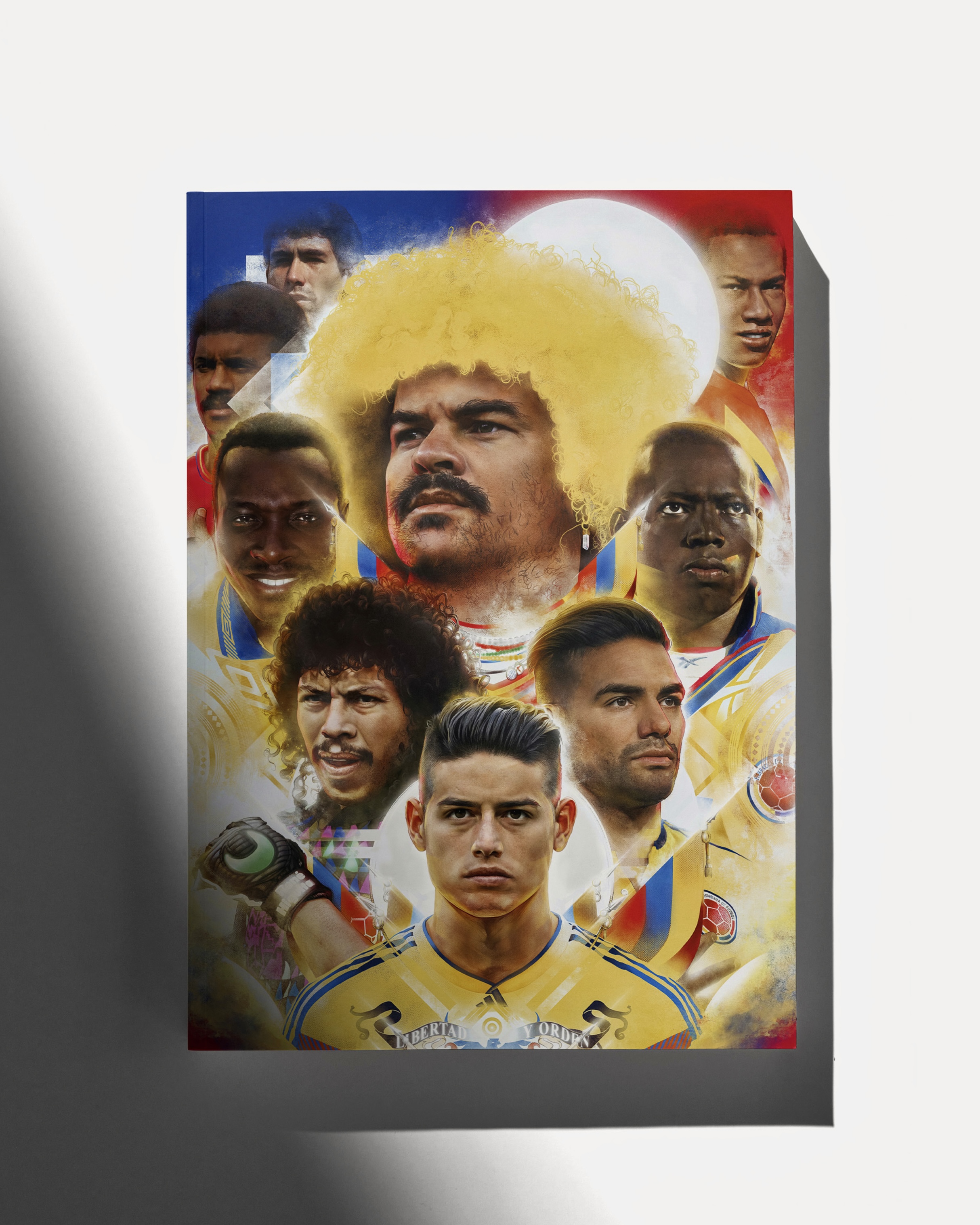 Colombia national football team — illustration by John Tregoning for These Football Times — view 2