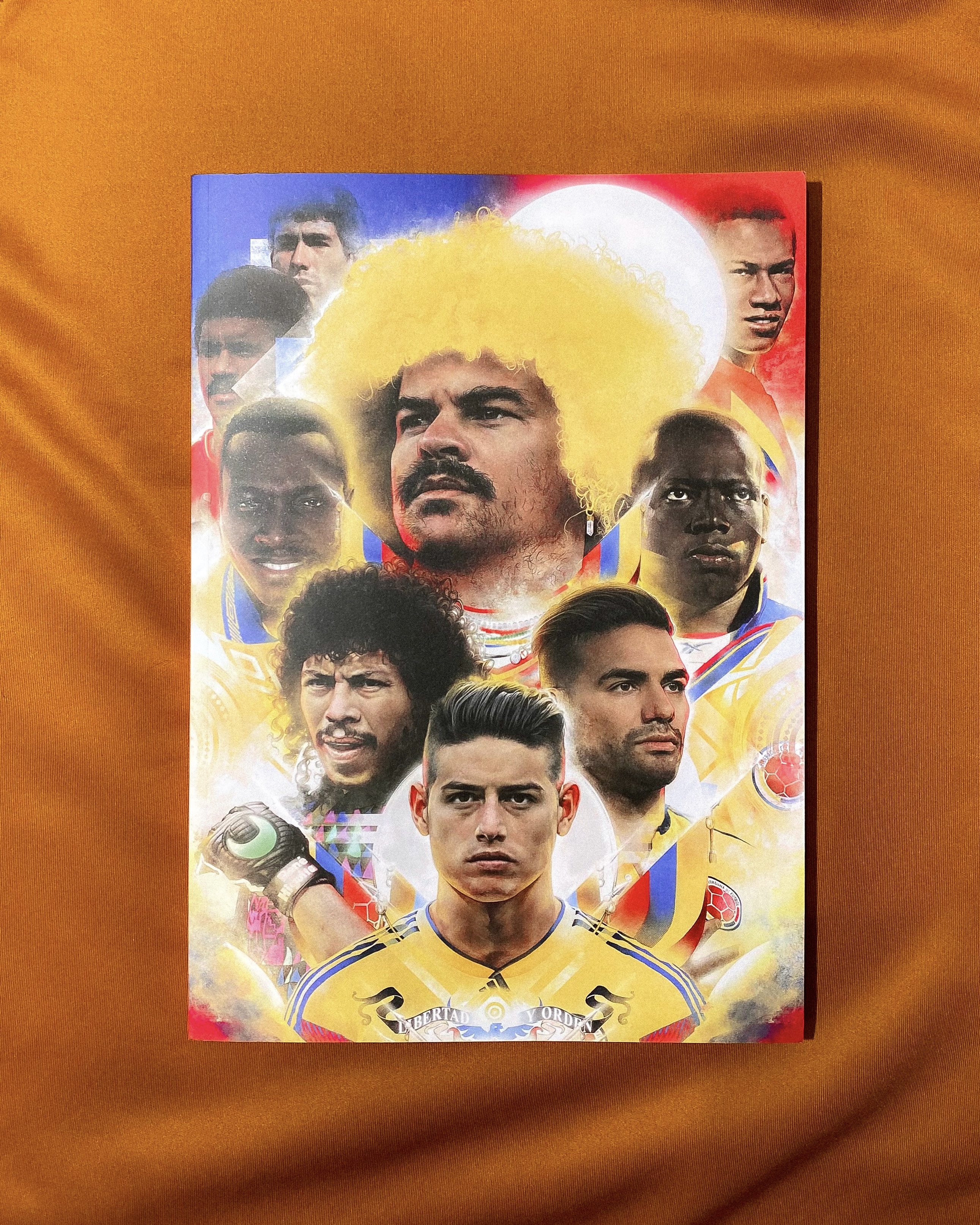 Colombia national football team — illustration by John Tregoning for These Football Times — view 8
